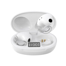 Quinlirra Paascadeaus voor mannen in de uitverkoop, compatibel met Bluetooth-apparaten, draadloze oordopjes met oorclip, ruisonderdrukking,