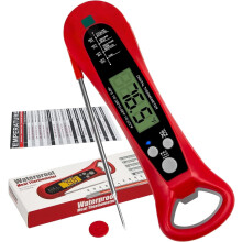 NOBRAND1Clean Digitales Fleischthermometer mit LCD-Display und klappbarer Sonde