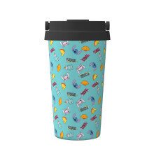 17oz Stitch Tumbler Becher, isolierter Sportbecher für Eiskaffee, heißen Kaffee, Tee, Wasser und Bier. Edelstahl-Reisebecher, passend für den