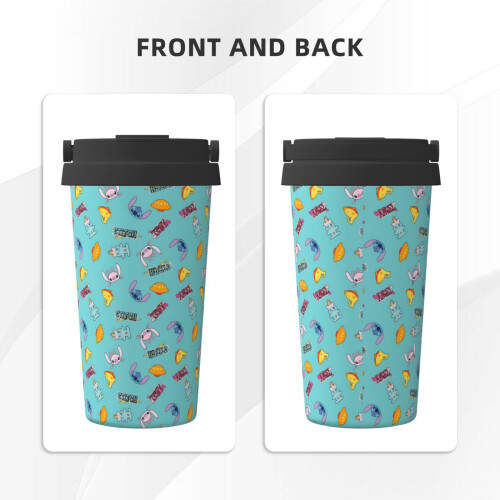Αθλητικός βραστήρας ποτηριών 17oz με βελονιά, μονωμένος για παγωμένο & ζεστό καφέ, 2