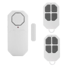 Kabelloser Tür- und Fensteralarm mit 140 dB lautem Ton- und Lichtalarm, Multifunktionsalarm für mehr Sicherheit zu Hause und Diebstahlschutz