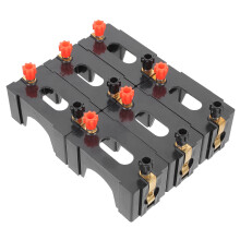 6 Stück Kupfer-Batteriehalter, elektronisches Modell, Lehrmittel für Elektrizitätsprinzipien, Modelle, Keramikvase