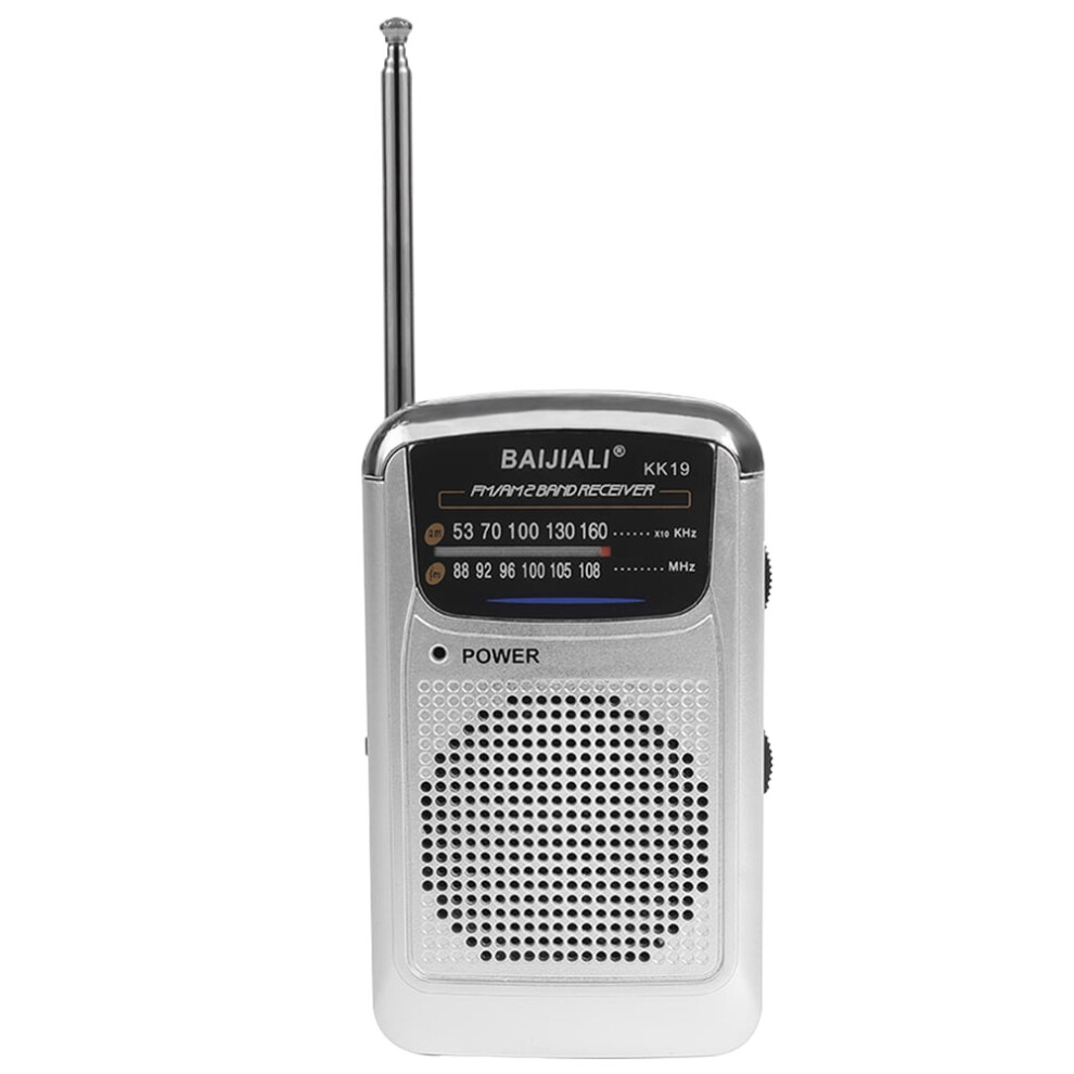 Digital Radio Dual Band Pocket Pointer Radio Sw/Am/Fm Lcd Display (Kk19 ) Silver 9395123931067
