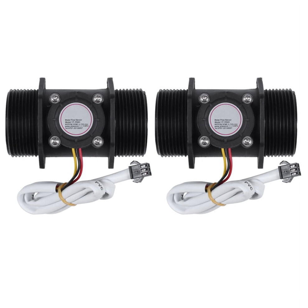 2X Dn40 1.5 Inch Turbine Flowmeter Water Flow Sensor Flow Meter Flow Rate Control 5-150L/Min 9395123931326