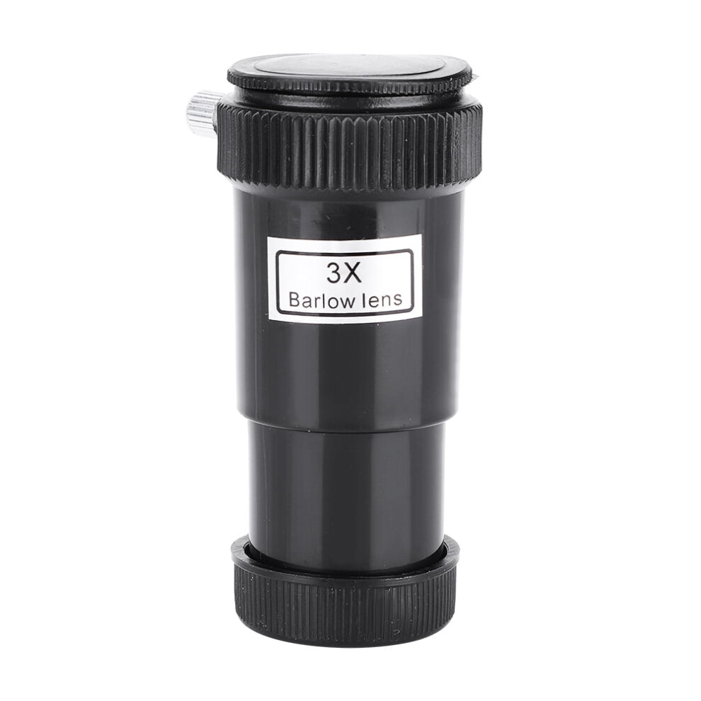 Uadme Portable Barlow Lens With Astronomy Accessories, Durable Plastic Optical Glass Magnifying Lens Black 9395123050669
