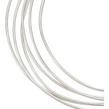 1 stuk sterlingzilveren draad, 0,8 mm, 3,28 voet (1 m)/stuk