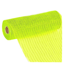 Decoratief jute gaas van 25 cm breed, polyester lint voor kransen, knutselprojecten, huis- en deurdecoratie, school- en kantoorbenodigdheden.