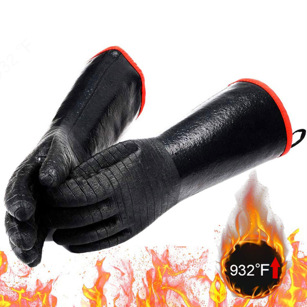 18In Heat Fire Resistant Neoprene Safety Gloves For Heat & Oil Protection 8241382642361
