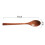 Conjunto de 6 colheres de sopa longas de madeira, estilo coreano, 23 cm (9 polegadas), madeira natural. 5