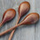Conjunto de 6 colheres de sopa longas de madeira, estilo coreano, 23 cm (9 polegadas), madeira natural. 3