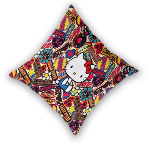 Μαξιλαροθήκες Hello Kitty, σετ 2 μαξιλαροθηκών για καναπέ-κρεβάτι σαλονιού 18"X18" 2