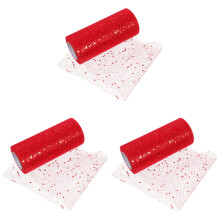 Rollen Glitzertüllstoff, Paillettentüllnetzstoff, funkelndes Tüllband, Hochzeitsaccessoire