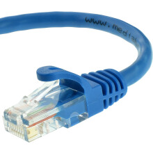 Cabo Ethernet (15 metros) - Compatível com os padrões Cat6 / Cat5e / Cat5, 550 MHz, 10 Gbps - RJ45 para computador