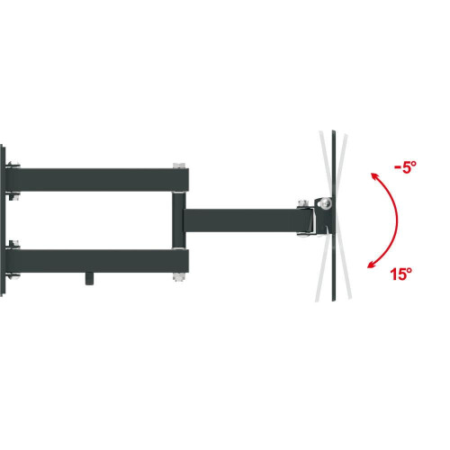 Suporte de parede giratório Ktaxon com movimento total para TVs de 13, 26, 32, 40, 42, 47, 50 e 55 polegadas com telas de LED e LCD. 2