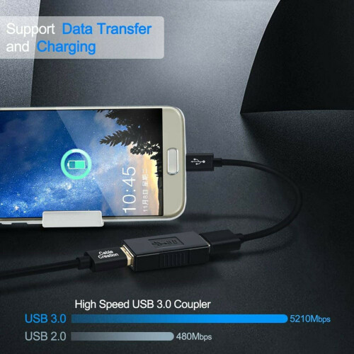 Νέος σύνδεσμος προσαρμογέα USB3.0 τύπου A, θηλυκό σε θηλυκό, για αλλαγή φύλου στις ΗΠΑ 1