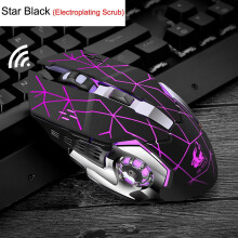 Regalos de Pascua Quinlirra para mujeres y hombres en liquidación: ratón óptico ergonómico para juegos X8 inalámbrico, silencioso, con