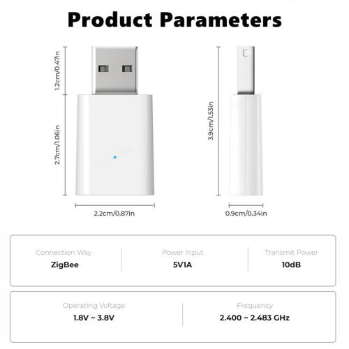 Tuya Smart ZigBee3.0 Επαναλήπτης σήματος Ενισχυτής σήματος ZigBee Επέκταση USB Έξυπνος 1