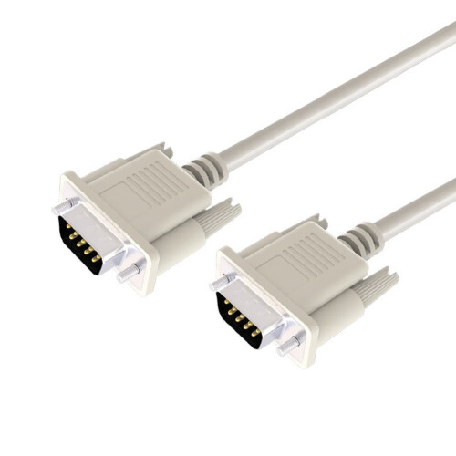 SUSUchens2Pcs RS232DB9 9Pin Σειριακό Αρσενικό σε Αρσενικό Καλώδιο Μετατροπέα Δεδομένων Θύρας 2