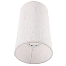 Klosz cylindryczny z tkaniny lnianej Weiweiguan do lamp podłogowych/stołowych