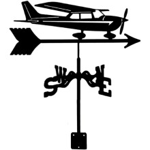 Weather Vane Outdoor Roof Mount with RustResistant Coating Retro Farmhouse Garden Decoration