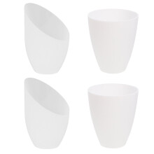 4 szt. dekoracyjne plastikowe klosze do lamp domowych, klosze do lamp ściennych