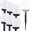 Kugleformede solcellelamper - 6 stk. hvide 2