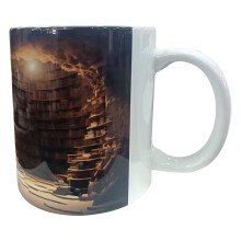 Tazas con diseño de estantería, tazas para parejas, tazas de moda de alta calidad, tazas con diseño artístico, tazas para cepillo de dientes,