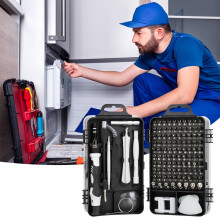 Juego de destornilladores de precisión 115 en 1 de 3,54*6,3", kit de reparación magnético profesional compatible con iPhone, portátil, consola de