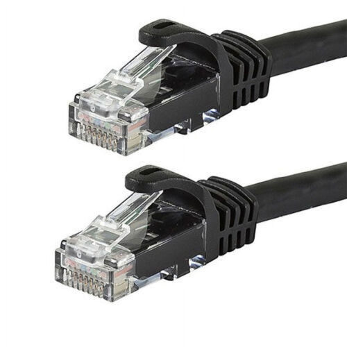 Καλώδιο δικτύου LAN RJ45Cat5Ethernet 75FT για PC PS Xbox Internet Router Μαύρο 2