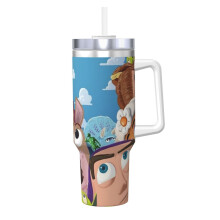Toy Story 40OZ Eisbecher mit Griff, strapazierfähiger Isolierbecher hält Getränke heiß oder kalt, Fitness, Outdoor-Sport, großes
