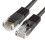 Καλώδιο δικτύου LAN RJ45Cat5Ethernet 75FT για PC PS Xbox Internet Router Μαύρο 4