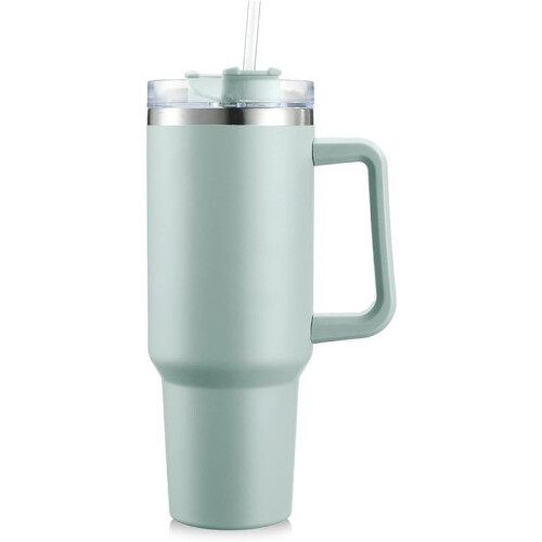 Θερμοδοχείο από ανοξείδωτο ατσάλι 40oz, συμβατό με το κύπελλο ζεστού και κρύου