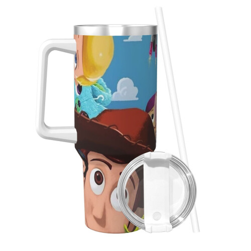 Κούπα πάγου Toy Story 40oz με λαβή. Ανθεκτική μονωμένη κούπα που διατηρεί τα ποτά ζεστά 1