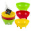 3 Pack Salsa Bowls Plastic Mexican Molcajete Chips Guacamole Bowls Serving Dish 3