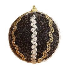 Algemene kerstboomversiering, hangende onregelmatige balhanger, kerstfeestartikelen voor thuis, zwarte ballen, druppelvormige ornamenten,