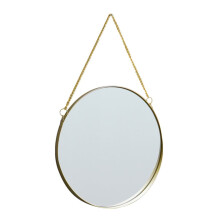 Wall Punch-free Mirror Makeup Mirror Wall Hanging Metal Mirror Wall Decoration