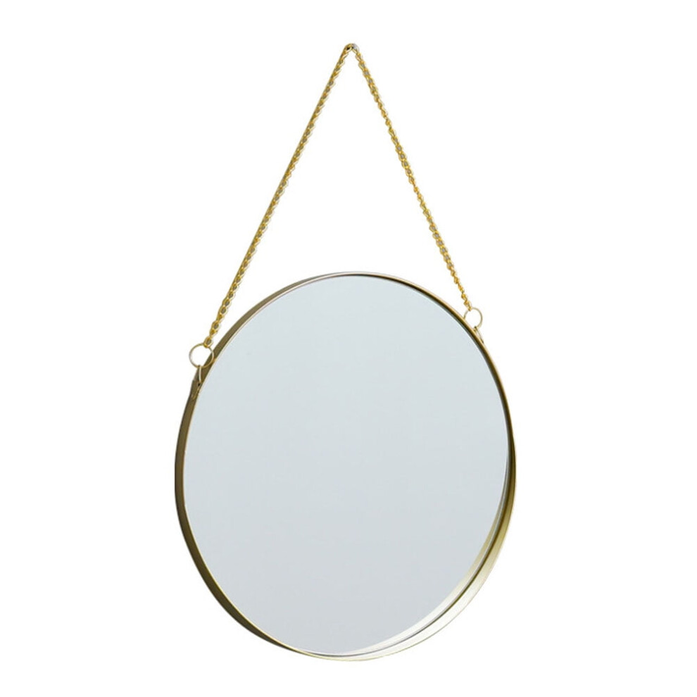 Wall Punch-free Mirror Makeup Mirror Wall Hanging Metal Mirror Wall Decoration