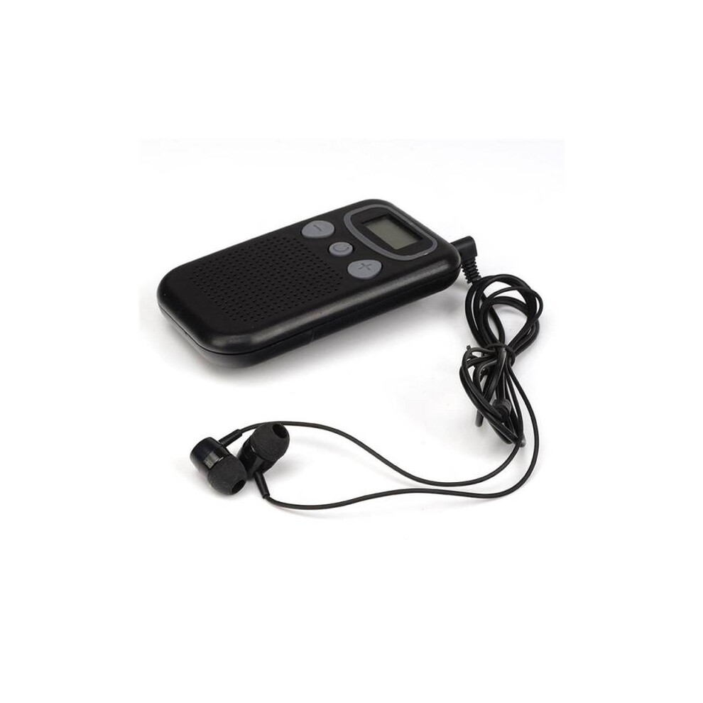 Black Hearing Aid Hearing Amplifier Personal Sound Amplifier Voice Amplifier
