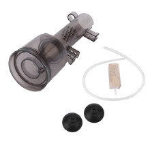 Nikou Protein Skimmer for Saltwater Aquariums, Internal Hanging Skimmer with Pump, In-Tank Filter (Size 2: 10cm)