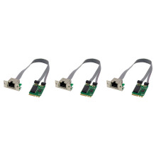 Carte réseau Mini PCIe 3X M.2A+E vers RTL8111F Gigabit Ethernet, port unique RJ45