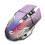 Chicmine Rechargeable LED Backlit Mute Ergonomic Gaming Wireless Mouse with USB Receiver 4