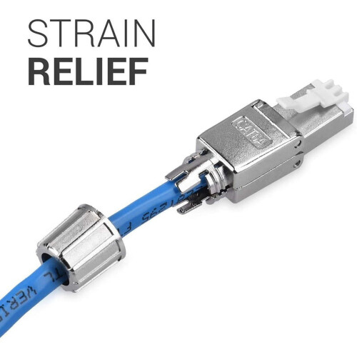 Σετ 4 συνδέσμων δικτύου Cat6A RJ-45 - θωρακισμένο καλώδιο Ethernet Cat6A 2