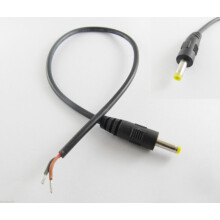 10 unidades de conector macho de alimentación CC para CCTV de 4,0 x 1,7 mm con cable de 30 cm.