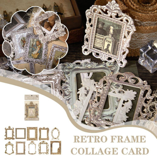 Retro Frame Hollow-Out Square Round Shape Picture Frames K8F1 1 Collage E1I4 1