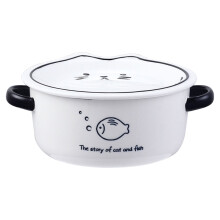 Mizh1Set de delicados cuencos de cerámica para fideos, cuencos de sopa para el hogar, accesorio de cocina