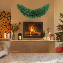 Avtoify Juletræspynt, Juletræ Hjem Julepynt PVC Rattan Vedhæng