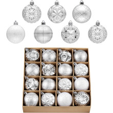 16ct Fall Ornaments for Christmas Trees, Bronze Copper Brown Gold Shatterproof Hanging Balls 2.36" Compatible with Autumn Decor