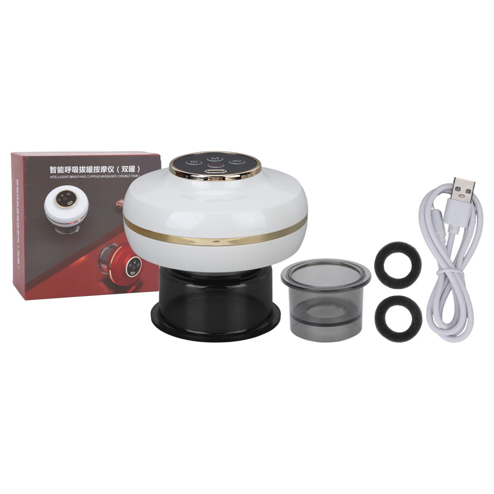 1pc Ultimate Smart Cupping Massager Heat Red Light Therapy and Pulsing Cupper for Man Woman