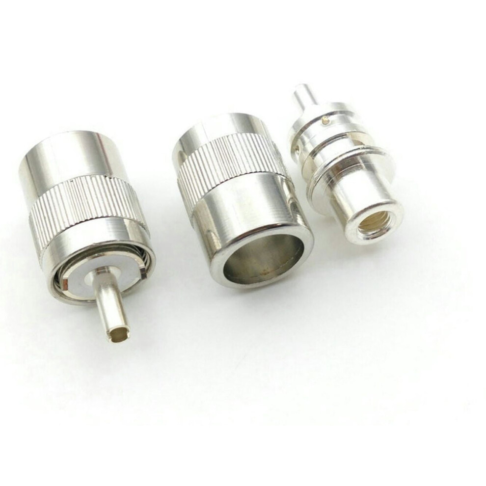 For 20Pcs Copper In Bulk Sales Coaxial Cable Rg58 Rg142 Lmr195 Rg400 Uhf Pl259 Male 9395123477169