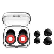 Auriculares inalámbricos Bluetooth PAVEOS compatibles con tapones para los oídos de motocicleta Artvive, reducción de ruido del viento de 24 dB y